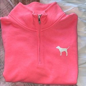 Pink half zip up